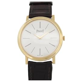 Piaget-PIAGET ALTIPLANO P WATCH10175 38MM MECHANICAL YELLOW GOLD 18K GOLD WATCH-Golden
