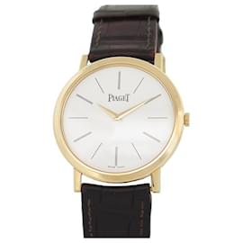 Piaget-PIAGET ALTIPLANO P WATCH10175 38MM MECHANICAL YELLOW GOLD 18K GOLD WATCH-Golden