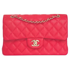 Chanel-Chanel clássico pequeno-Vermelho