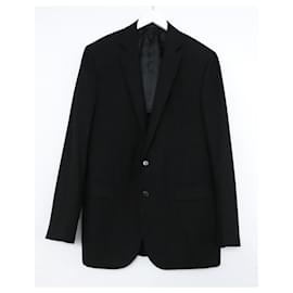 Ralph Lauren-Ralph Lauren Chaqueta de lana negra-Negro