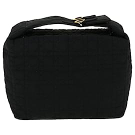 Christian Dior-Christian Dior Hand Bag Nylon Black Auth 42707-Black