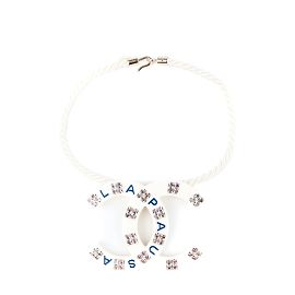 Collares CHANEL T.  Cuero Blanco