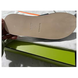 Hermès-Hermès Izmir navy blue slide 43-Navy blue