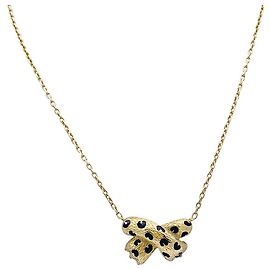 Collana Fred, "Ombra Felina", giallo oro, E-mail. Altro