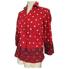 Autre Marque-Provencal shirt, taille 40.-Red