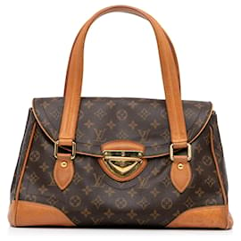 Louis Vuitton-Louis Vuitton Brown Monogramm Beverly GM-Braun