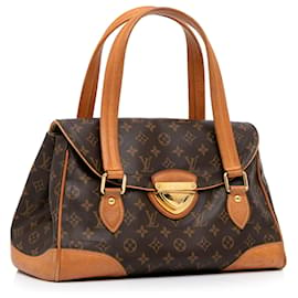 Louis Vuitton-Louis Vuitton Brown Monogramm Beverly GM-Braun