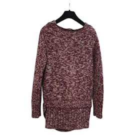 Chanel-CHANEL suéter de caxemira tricotado à mão-Multicor