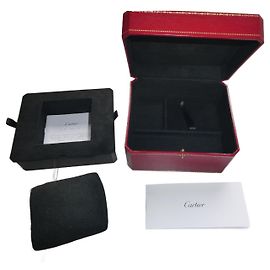 cartier box for cartier watch Red