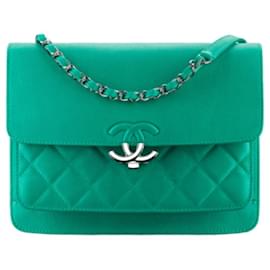 Chanel-Borsa con patta Chanel Mini Urban Companion-Verde