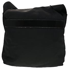 Prada-PRADA Shoulder Bag Nylon Black Auth bs5637-Black