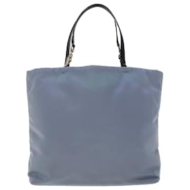Prada-PRADA Hand Bag Nylon Light Blue Auth cl559-Light blue
