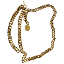 Autre Marque Cinturón botella coco vintage Gold hardware