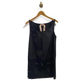 Vestido N°21 T.Internacional XS Algodón Negro
