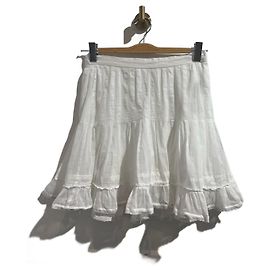 ISABEL MARANT ETOILE Faldas T.Internacional M Algodón Blanco
