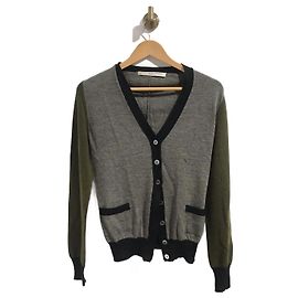 GOLDEN GOOSE Strickwaren T.International S Wolle Grau