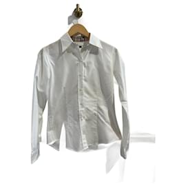 Burberry-BURBERRY  Tops T.International S Cotton-White