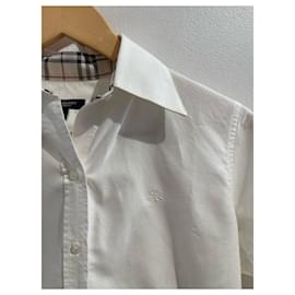 Burberry-BURBERRY  Tops T.International S Cotton-White