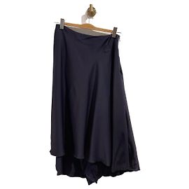 Jupes LANVIN T.International S Viscose Bleu