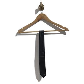 CHANEL Cravatte T.  silk Nero