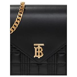 Burberry-Quilted Burberry bag-Black