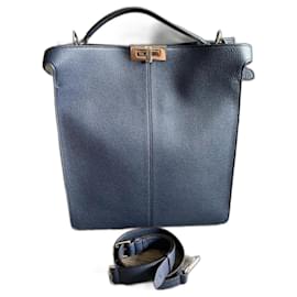 Fendi-Peekaboo Iseeu tote bag-Blue