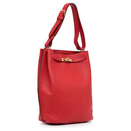Hermès-Hermes Red Togo So Kelly 26-Red