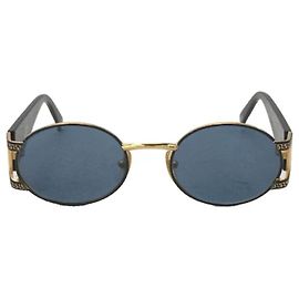 **Gianni Versace Blue Sunglasses Blue