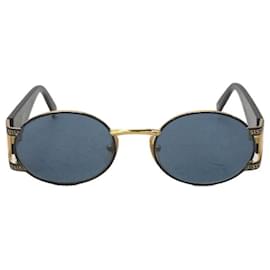 Gianni Versace-**Gianni Versace Blue Sunglasses-Blue