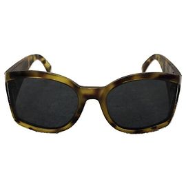 **Occhiali Gianni Versace in celluloide marrone Marrone
