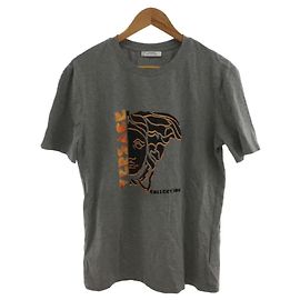 **Camiseta de algodón gris Gianni Versace Gris