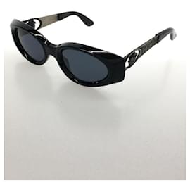 Gianni Versace-**Gianni Versace Black Sunglasses-Black