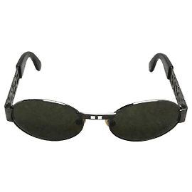 **Gafas de sol de metal verde Gianni Versace Verde