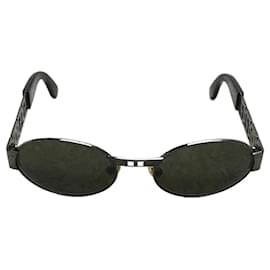 Gianni Versace-**Gianni Versace Sonnenbrille aus grünem Metall-Grün