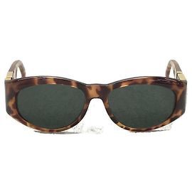 **Gianni Versace Gafas de sol con lentes marrones x verdes Castaño Verde