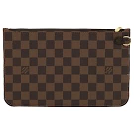 Louis Vuitton-LOUIS VUITTON Damier Ebene Neverfull MM Pouch Accessory Pouch LV Auth bs5619-Other