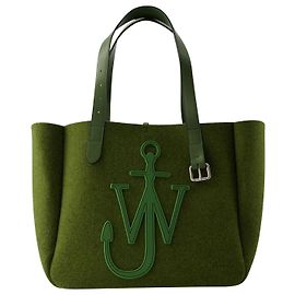 JW Anderson Bolsa para Cinto - J.W.Anderson - Feltro - Cáqui Verde Caqui