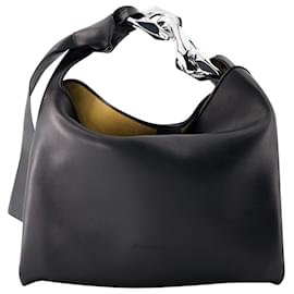JW Anderson-Hobo Small Chain Bag - J.W.Anderson - Leather - Black-Black