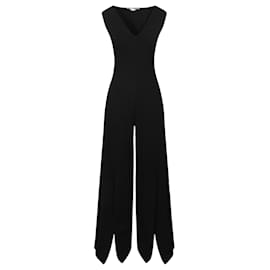 Stella Mc Cartney-Stella McCartney Compact Knit Jumpsuit-Black