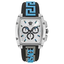 Versace-Relógio Cronógrafo Versace Dominus-Prata,Metálico