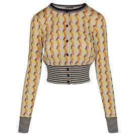 Bottega Veneta bedruckter Langarm-Cardigan Andere