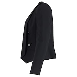 Hugo Boss-Hugo Boss Slim Fit Blazer in Black Wool-Black