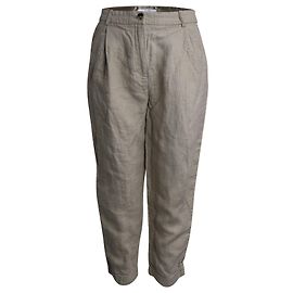 Marc by Marc Jacobs Calça Co Relaxed Fit em linho bege Bege