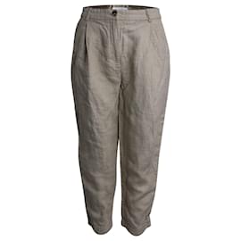 Marc by Marc Jacobs-Pantalón Co Relaxed Fit Lino Beige-Beige