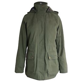 Veste à Capuche Barbour en Coton Vert Vert