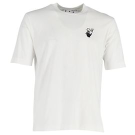 Off White Camiseta com logo off-white em algodão branco Branco