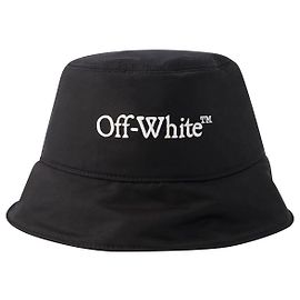 Ny Logo Bucket Hat - Off White - Cotton - Black/White Black