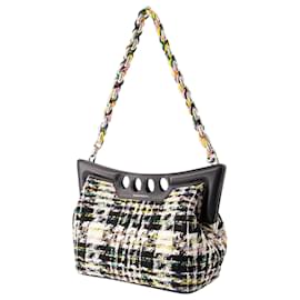 Alexander Mcqueen-Small Peak Hobo Bag - Alexander McQueen - Tweed - Multi-Multiple colors