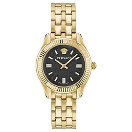 Reloj de pulsera Versace Greca Time Dorado Metálico