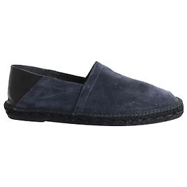 Tom Ford Barnes Espadrilles in Blue Suede and Leather Blue